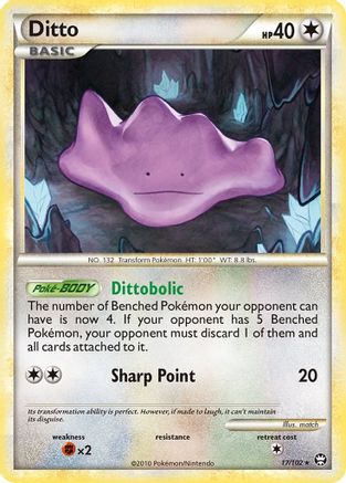 Ditto 017/102 - Triumphant Reverse Holofoil