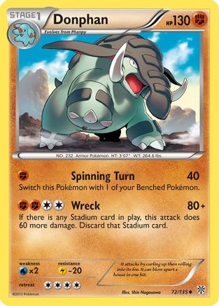 Donphan 072/135 - Plasma Storm