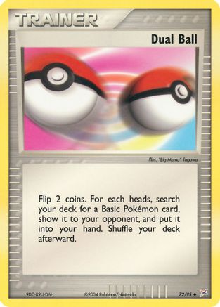 Dual Ball 072/95 - Team Magma vs Team Aqua Reverse Holofoil