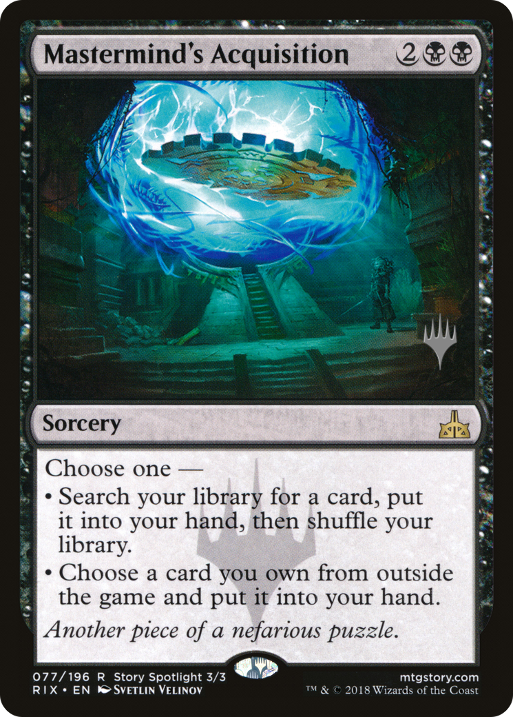 Mastermind's Acquisition (PPM20-77P) - Rivals of Ixalan Promos Foil