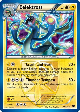 Eelektross (Team Plasma) 033/101 - Plasma Blast Holofoil