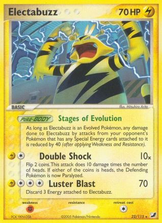 Electabuzz 022/115 - Unseen Forces - Reverse Holofoil