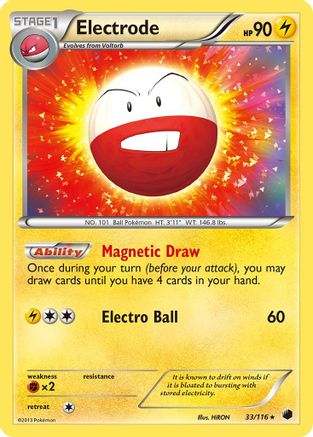 Electrode 033/116 - Plasma Freeze Holofoil