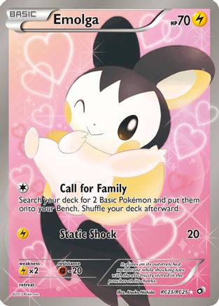 Emolga (Full Art) RC23/RC25 - Legendary Treasures Radiant Collection Holofoil