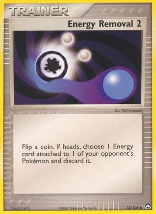 Energy Removal 2 074/108 - Power Keepers - Reverse Holofoil