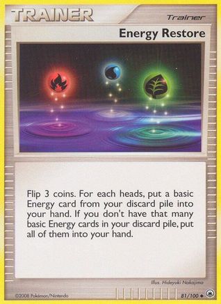 Energy Restore 081/100 - Majestic Dawn Reverse Holofoil