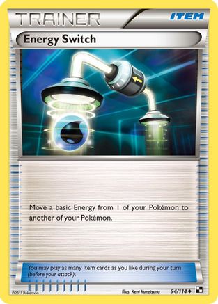 Energy Switch 094/114 - Black and White Reverse Holofoil