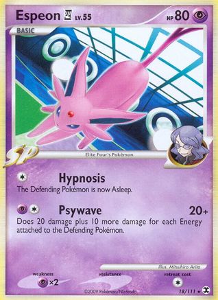 Espeon E4 018/111 - Rising Rivals Reverse Holofoil