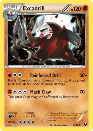 Excadrill 057/108 - Dark Explorers
