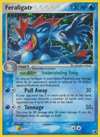 Feraligatr 004 - Unseen Forces - Reverse Holofoil