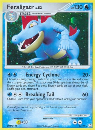 Feraligatr 008/123 - Mysterious Treasures Holofoil
