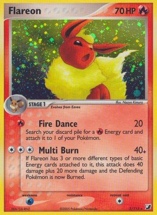 Flareon 005 - Unseen Forces - Reverse Holofoil