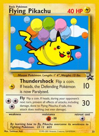 Flying Pikachu 025/53 - WoTC Promo