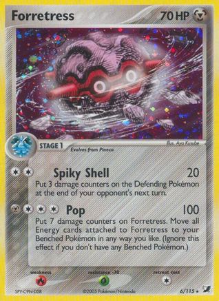 Forretress 006/115 - Unseen Forces Reverse Holofoil