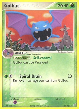 Golbat 031 - Deoxys - Reverse Holofoil