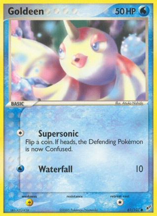Goldeen 061/107 - Deoxys - Reverse Holofoil