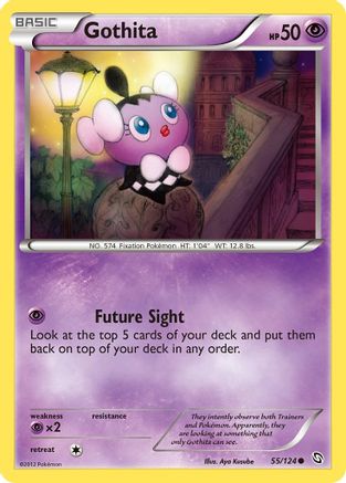 Gothita 055/124 - Dragons Exalted Reverse Holofoil
