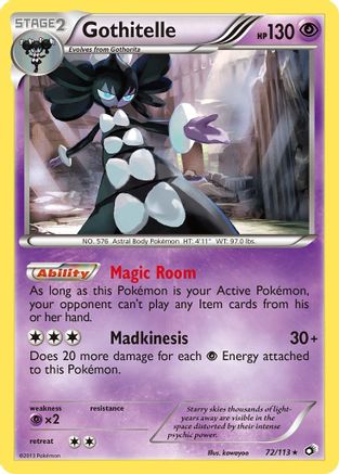 Gothitelle 072/113 - Legendary Treasures Holofoil