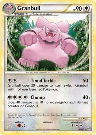 Granbull 026/95 - Call of Legends Reverse Holofoil