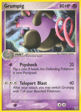 Grumpig 029/106 - Emerald Reverse Holofoil