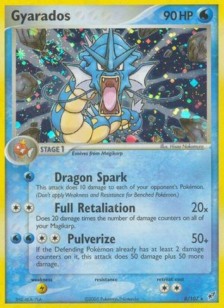 Gyarados 008 - Deoxys - Reverse Holofoil