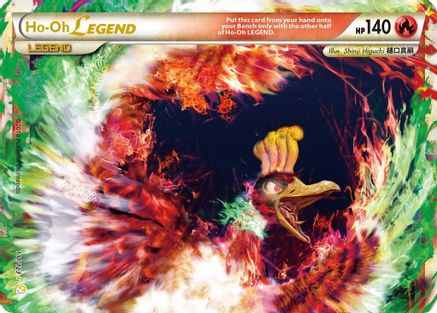 Ho-Oh Legend (Top) 111/123 - HeartGold SoulSilver Holofoil