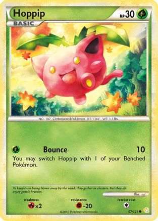 Hoppip 067/123 - HeartGold SoulSilver