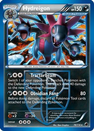 Hydreigon (Team Plasma) 078/116 - Plasma Freeze Holofoil