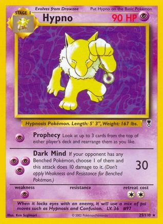 Hypno 025/110 - Legendary Collection Reverse Holofoil