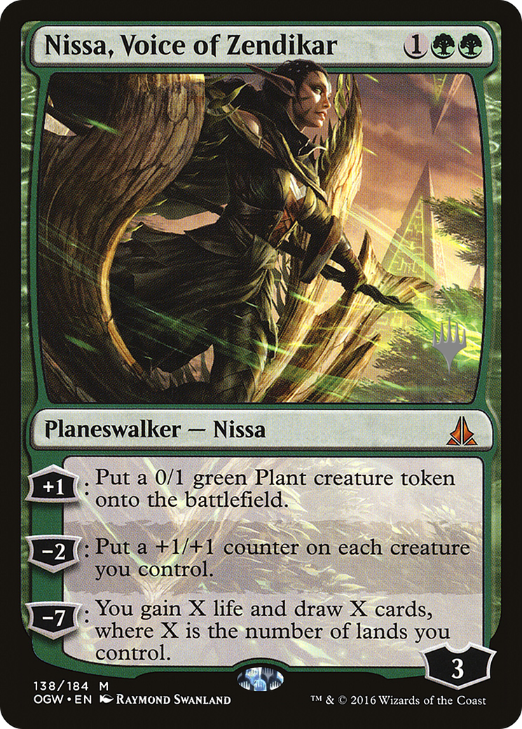 Nissa, Voice of Zendikar (PPIKO-138P) - Oath of the Gatewatch Promos