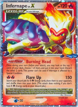 Infernape LV.X DP10/56 - Diamond and Pearl Promos Holofoil