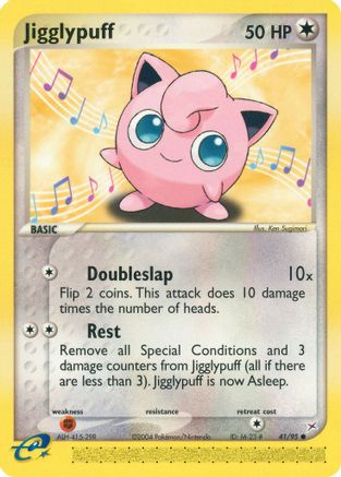 Jigglypuff 041/95 - Team Magma vs Team Aqua Reverse Holofoil