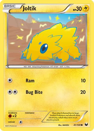 Joltik 041/108 - Dark Explorers