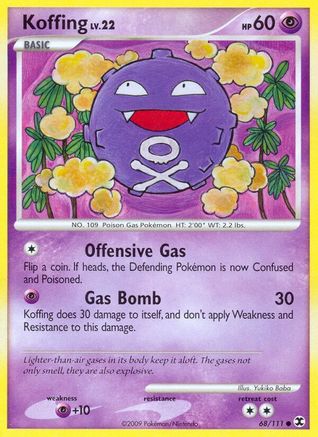 Koffing 068/111 - Rising Rivals Reverse Holofoil