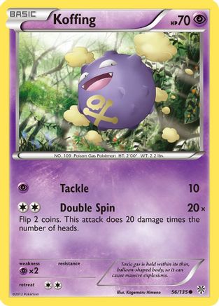 Koffing 056/135 - Plasma Storm