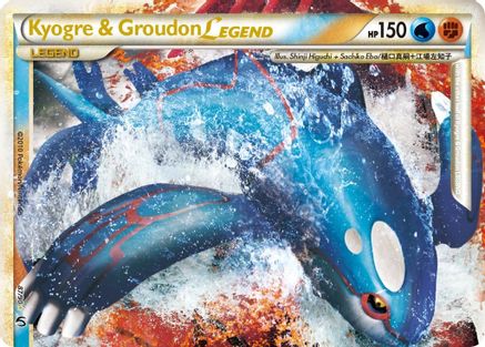 Kyogre & Groudon Legend (Top) 087/90 - Undaunted Holofoil