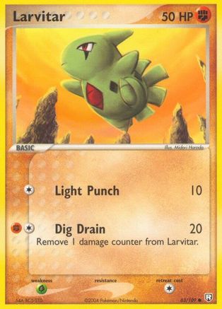 Larvitar 063/109 - Team Rocket Returns Reverse Holofoil