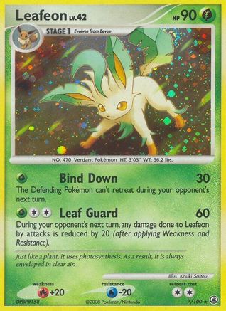 Leafeon 007/100 - Majestic Dawn Holofoil