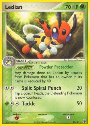 Ledian 023 - Team Rocket Returns - Reverse Holofoil