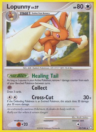 Lopunny 033/146 - Legends Awakened Reverse Holofoil