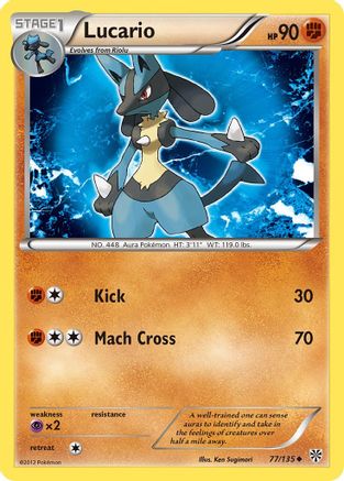 Lucario 077/135 - Plasma Storm