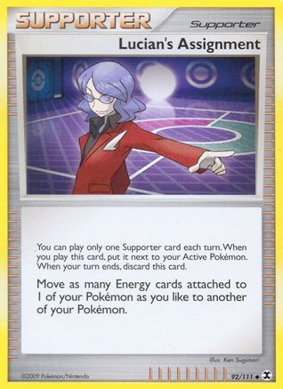 Lucian's Assignment 092/111 - Rising Rivals Reverse Holofoil