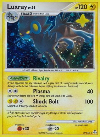 Luxray 008/146 - Legends Awakened Holofoil