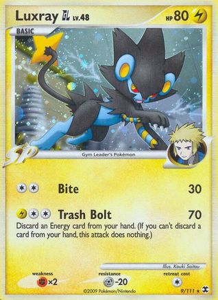 Luxray GL 009/111 - Rising Rivals Reverse Holofoil
