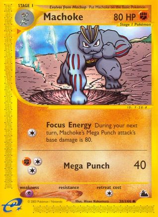 Machoke 038/144 - Skyridge Reverse Holofoil