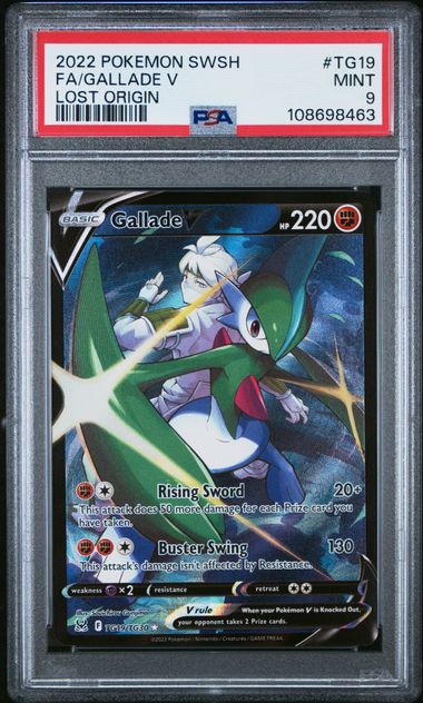 Gallade V Lost Origin TG19/TG30 PSA 9