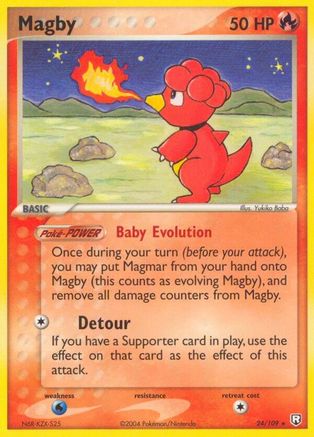 Magby 024 - Team Rocket Returns - Reverse Holofoil
