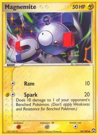 Magnemite 054 - Power Keepers - Reverse Holofoil