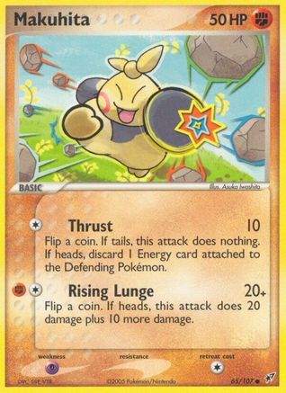Makuhita 065/107 - Deoxys Reverse Holofoil