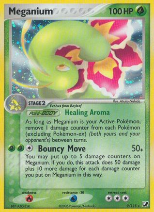 Meganium 009/115 - Unseen Forces Reverse Holofoil